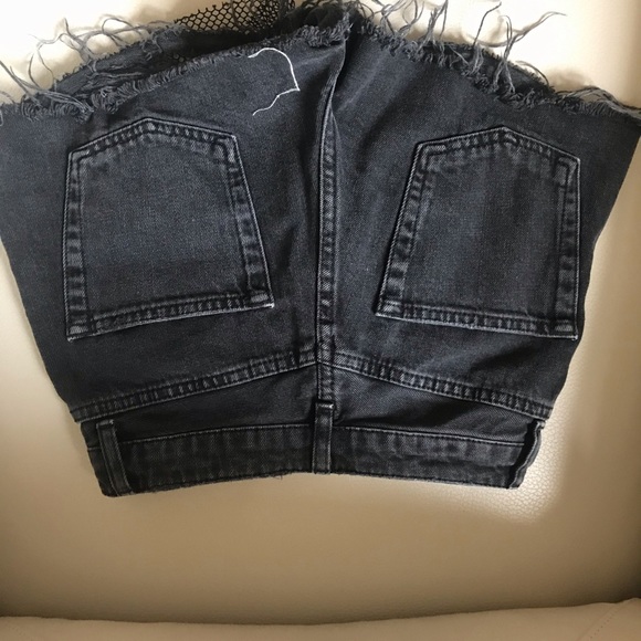 NWOT black moto style shorts - Picture 3 of 3